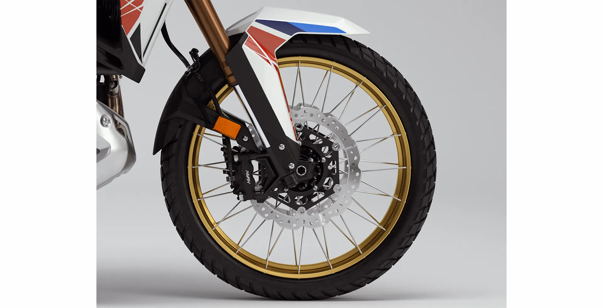 Freios dianteiros da CRF 1100L Africa Twin Adventure Sports ES branco perolizado - 4 de 24